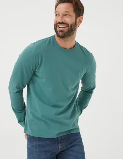 FatFace Lulworth Long Sleeve T-Shirt|Men T-Shirts