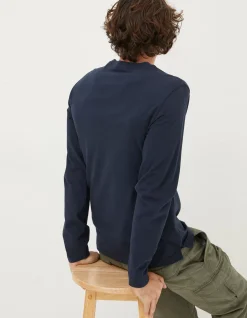 FatFace Lulworth Long Sleeve T-Shirt|Men T-Shirts