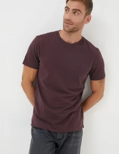 FatFace Lulworth Organic Cotton Crew T-Shirt|Men T-Shirts