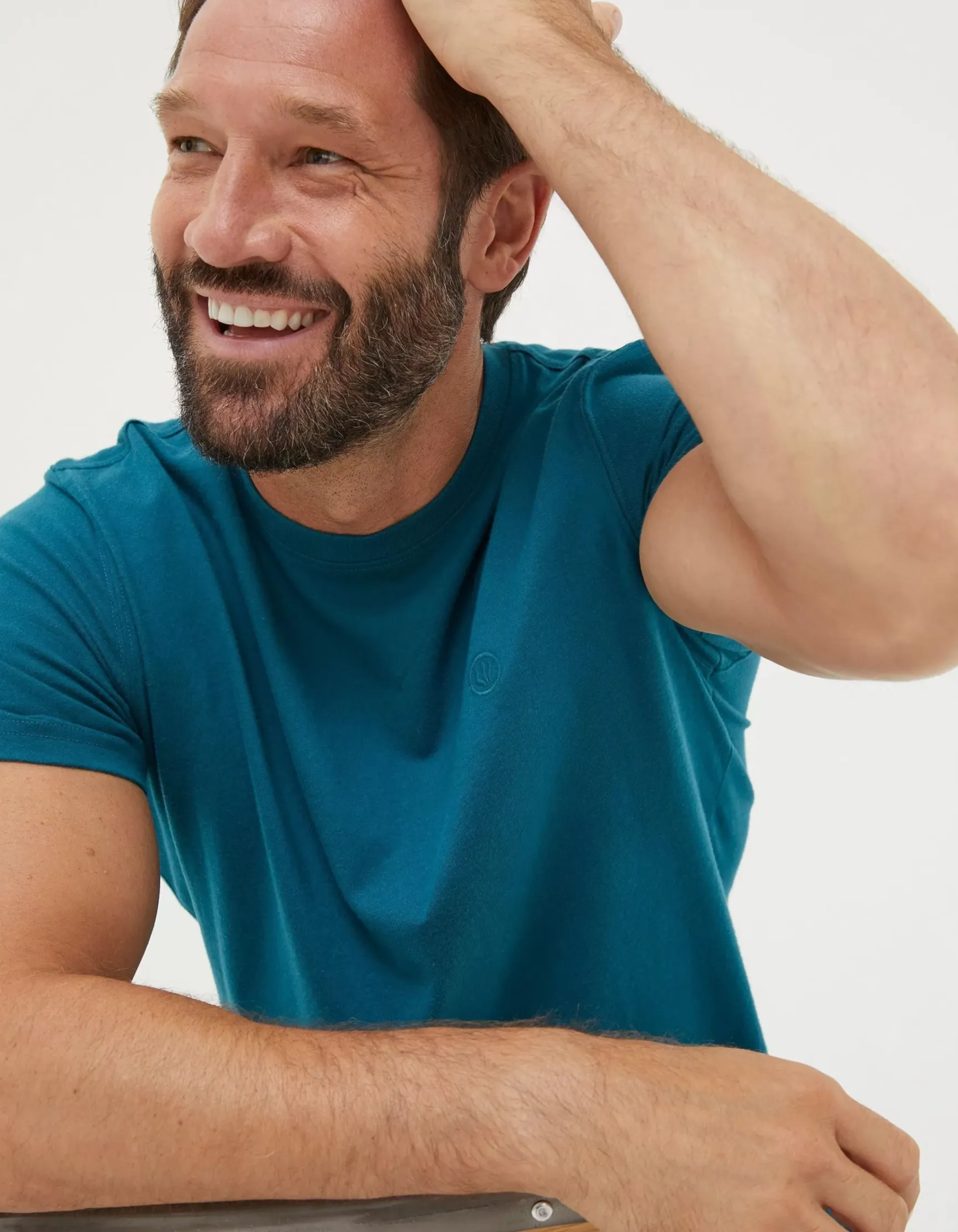 FatFace Lulworth Organic Cotton Crew T-Shirt|Men View All