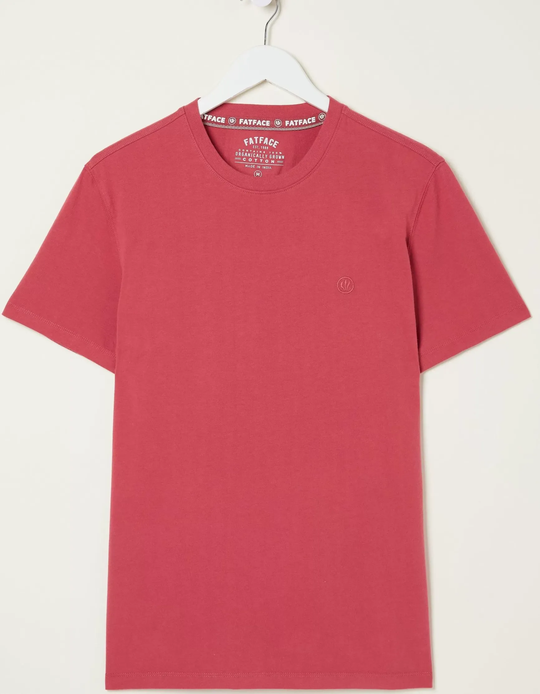 FatFace Lulworth Organic Cotton Crew T-Shirt|Men T-Shirts