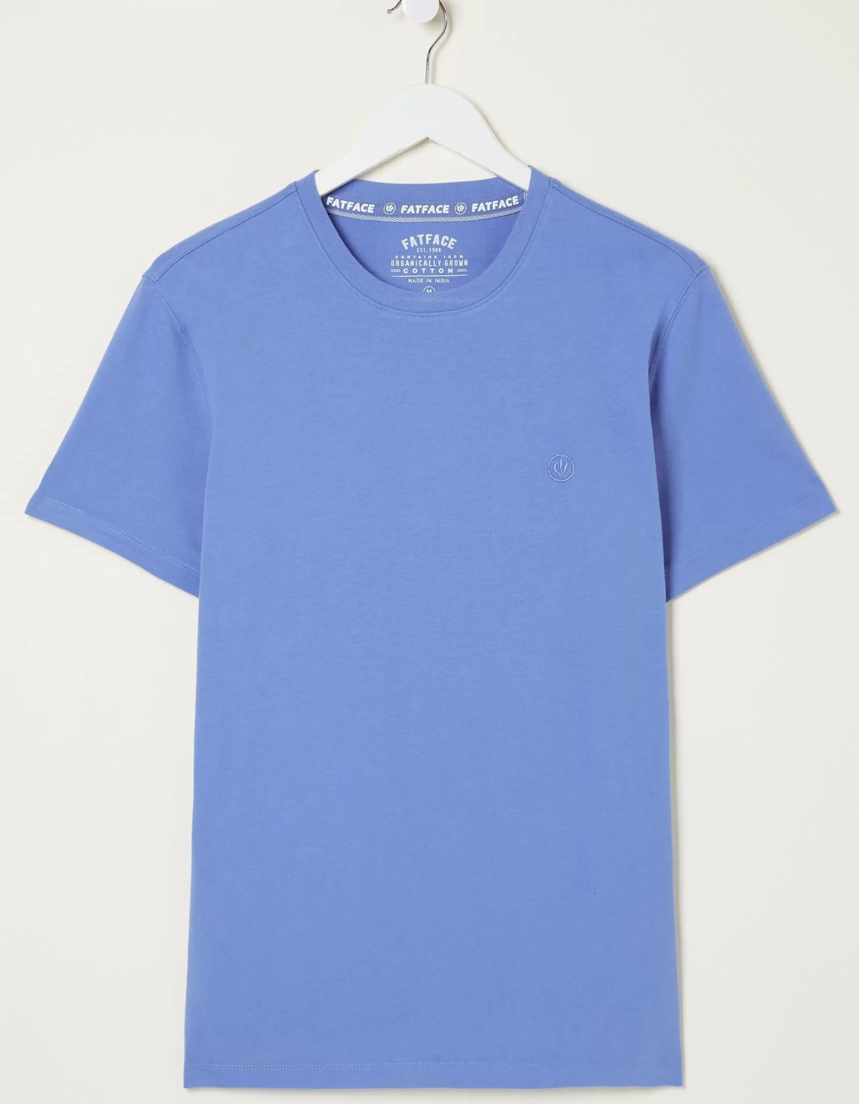 FatFace Lulworth Organic Cotton Crew T-Shirt|Men T-Shirts