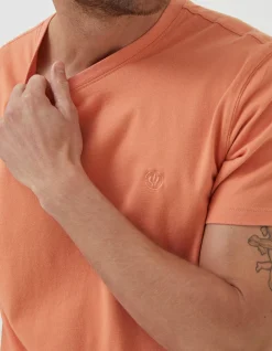 FatFace Lulworth Organic Cotton Crew T-Shirt|Men T-Shirts