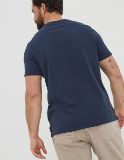 FatFace Lulworth Organic Cotton Crew T-Shirt|Men T-Shirts