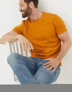 FatFace Lulworth Organic Cotton Crew T-Shirt|Men T-Shirts