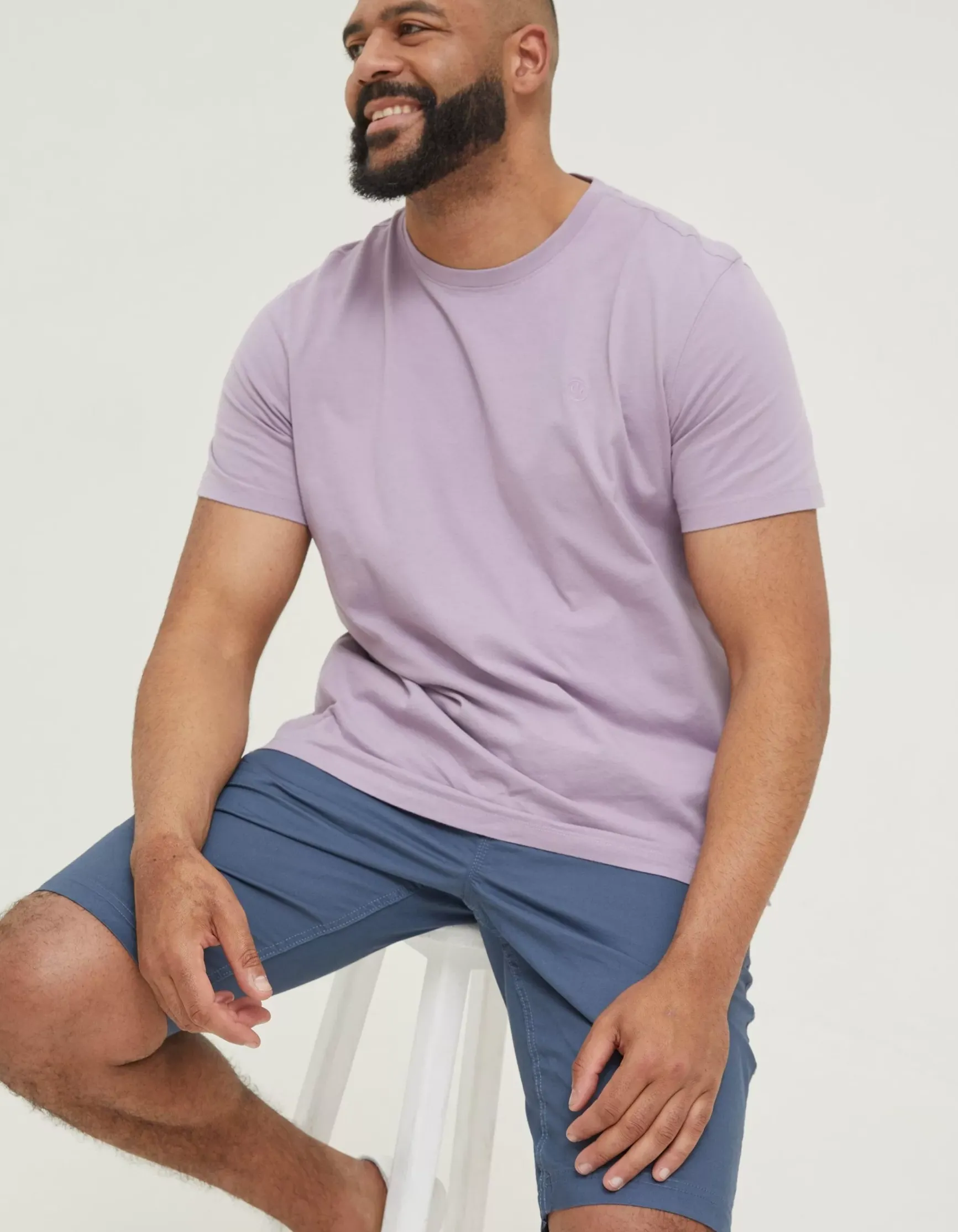 FatFace Lulworth Organic Cotton Crew T-Shirt|Men T-Shirts