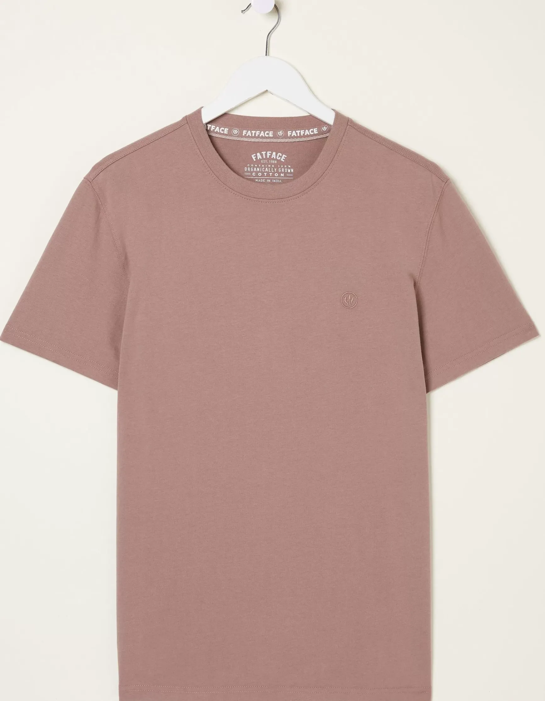 FatFace Lulworth Organic Cotton Crew T-Shirt|Men T-Shirts