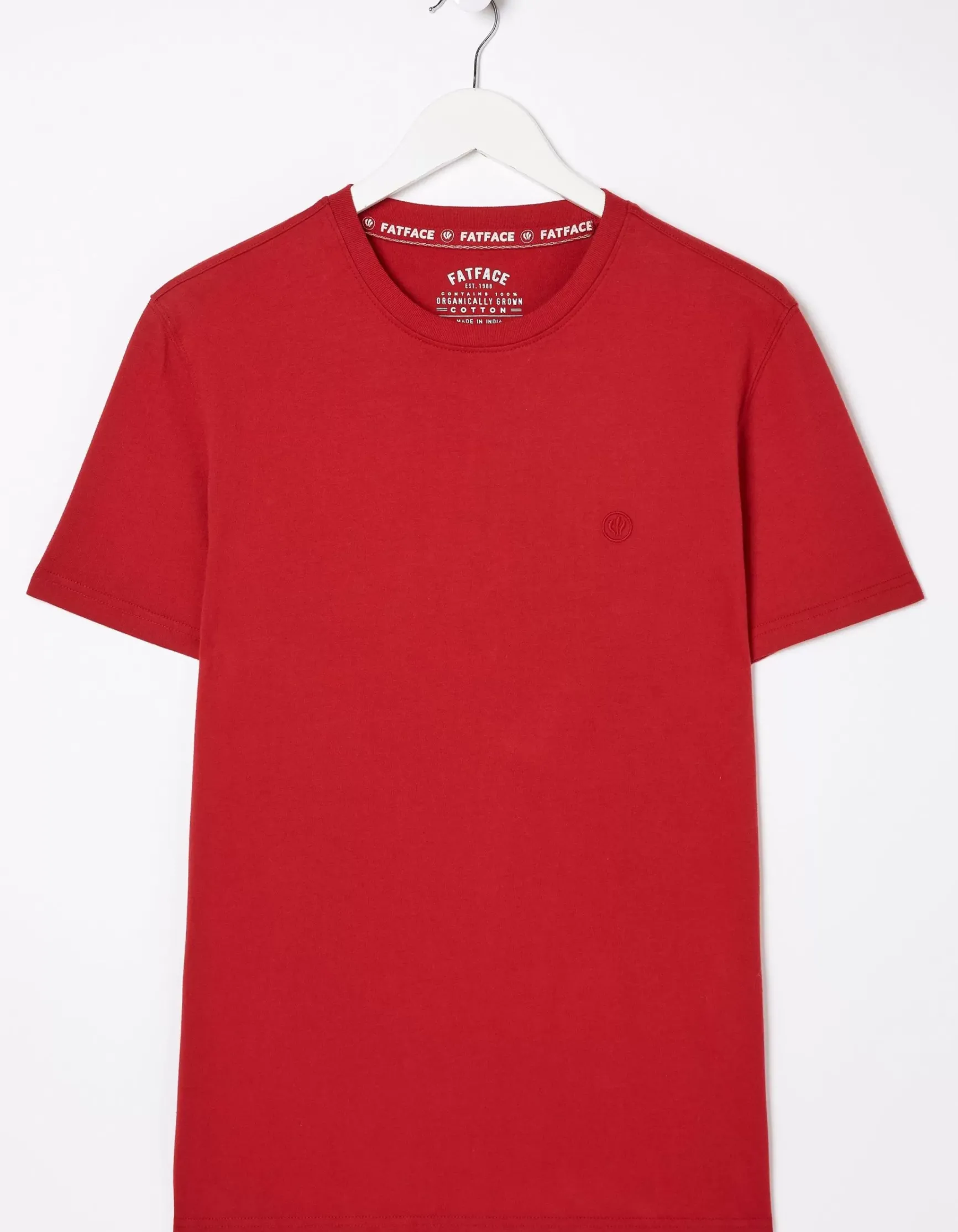 FatFace Lulworth Organic Cotton Crew T-Shirt|Men T-Shirts