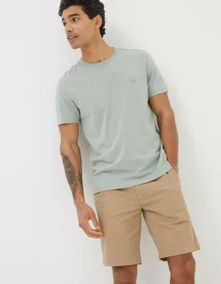 FatFace Lulworth Organic Crew T-Shirt|Men View All