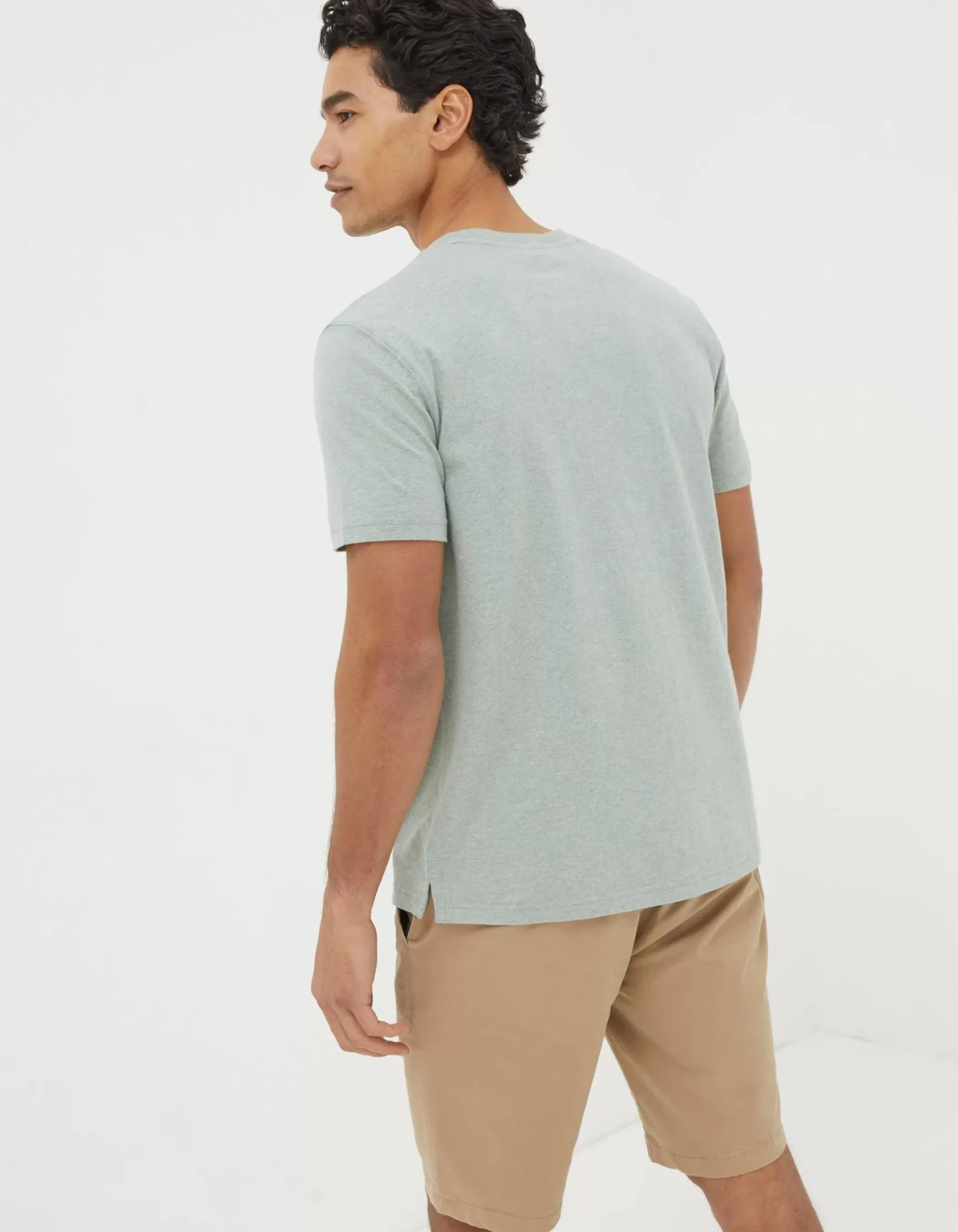 FatFace Lulworth Organic Crew T-Shirt|Men View All