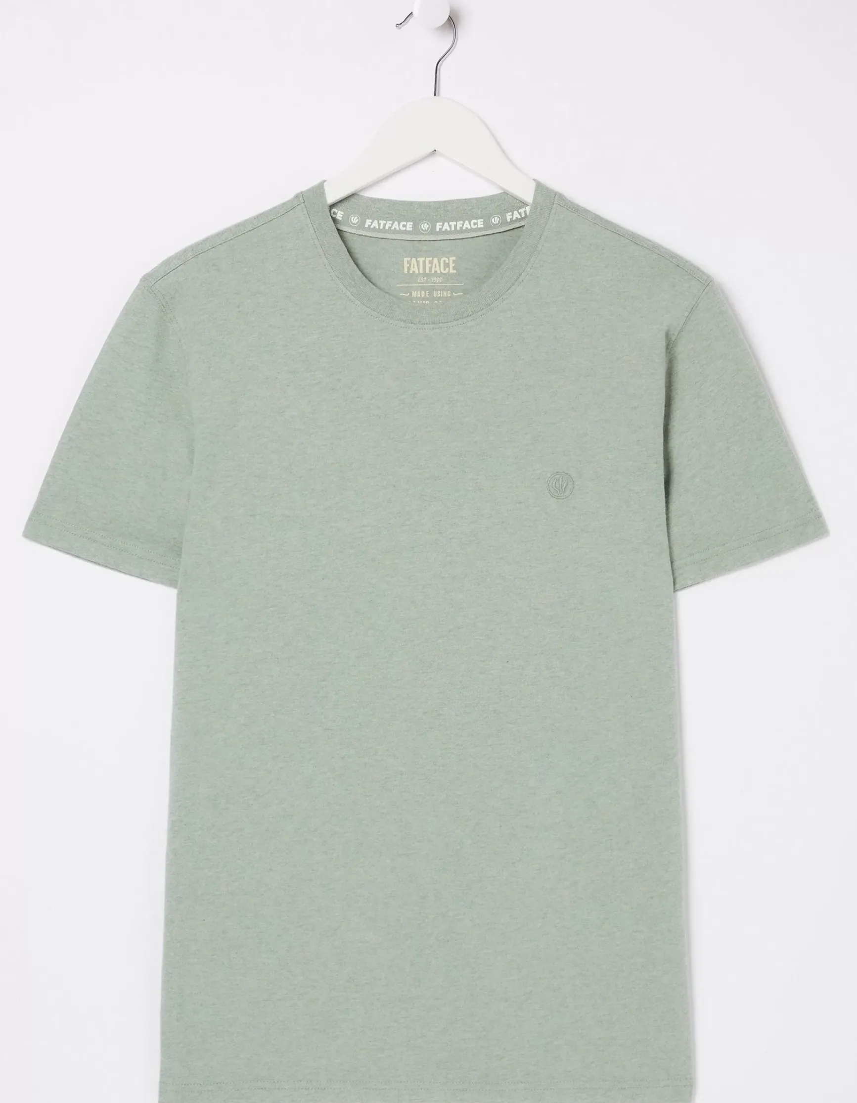 FatFace Lulworth Organic Crew T-Shirt|Men View All