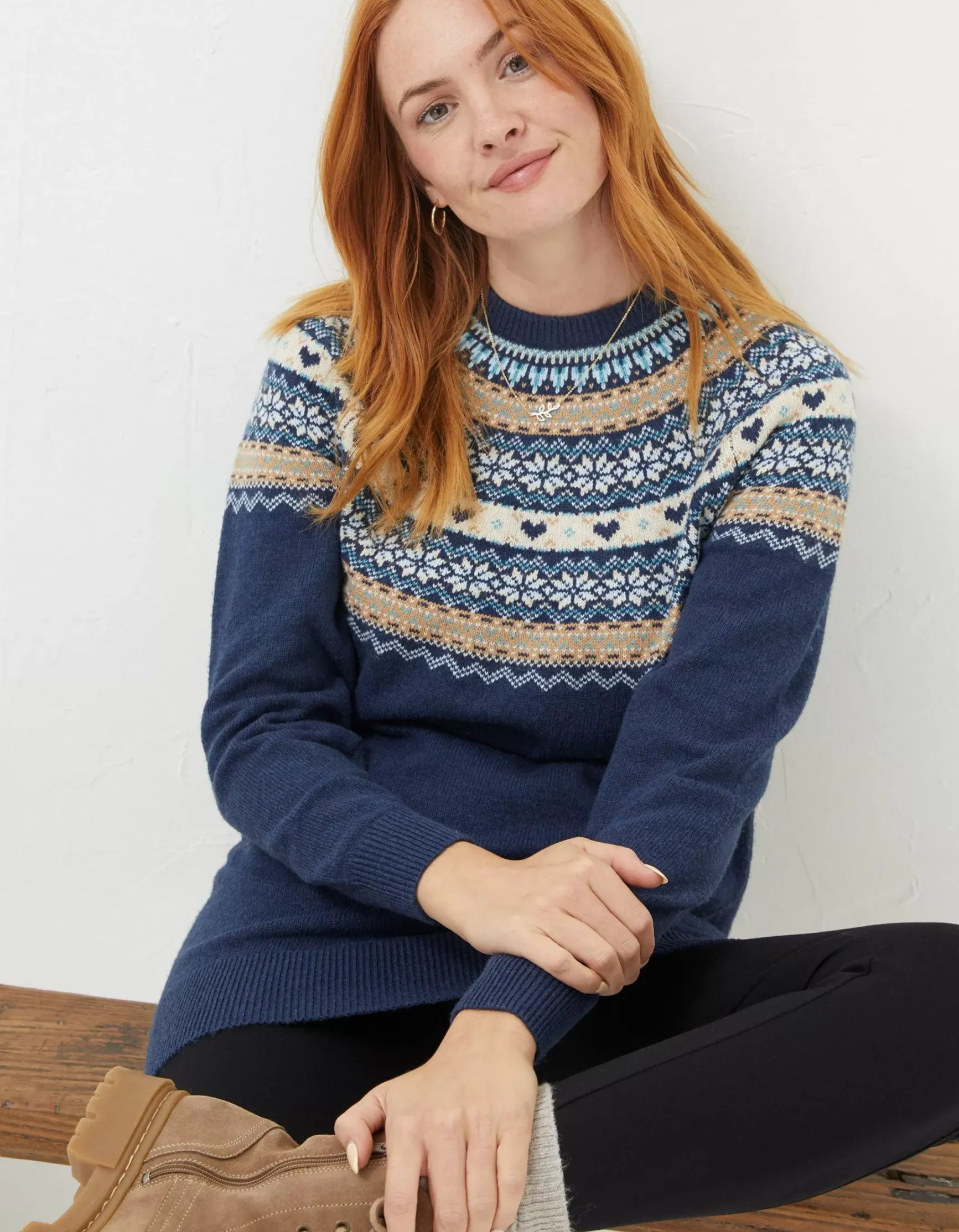 FatFace Luna Fairisle Knitted Tunic|Women View All
