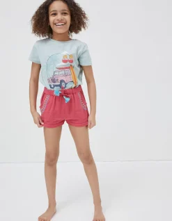 FatFace Lyla Embroidered Shorts|Girls View All