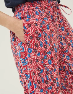 FatFace Lyme Woodblock Cuffed Trousers|Women Trousers & Leggings