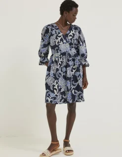 FatFace Maddox Palace Floral Print Wrap Dress|Women Dresses