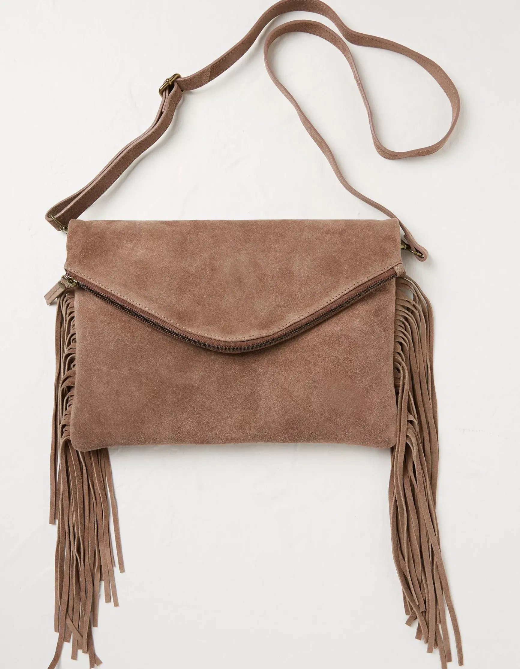FatFace Maelie Tassel Suede Crossbody Bag|Women View All