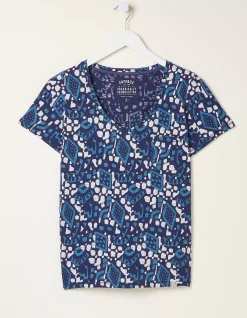 FatFace Maggie Geo Batik T-Shirt|Women Tops & T-Shirts