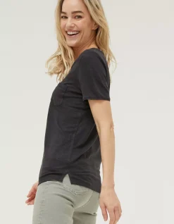 FatFace Maggie Linen T Shirt|Women Tops & T-Shirts