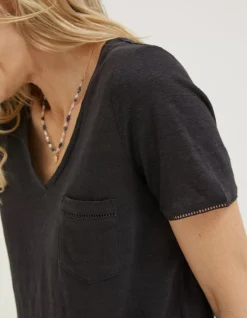FatFace Maggie Linen T Shirt|Women Tops & T-Shirts