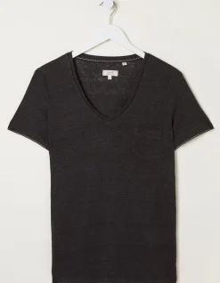 FatFace Maggie Linen T Shirt|Women Tops & T-Shirts