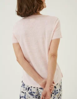 FatFace Maggie Linen T Shirt|Women Tops & T-Shirts