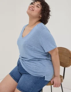 FatFace Maggie Linen T Shirt|Women Tops & T-Shirts