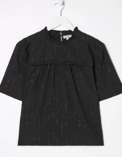 FatFace Maggie Metallic Blouse|Women Shirts & Blouses