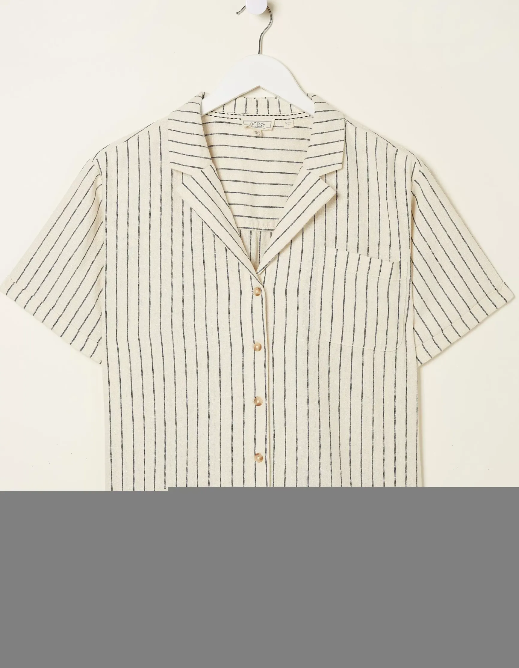 FatFace Mali Linen Blend Stripe Shirt|Women Shirts & Blouses