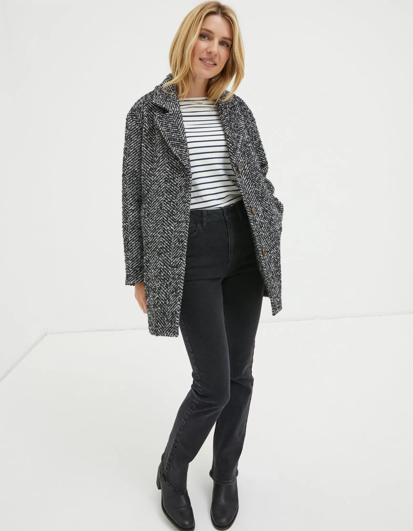 FatFace Marin Wool Blend Coat|Women Coats & Jackets
