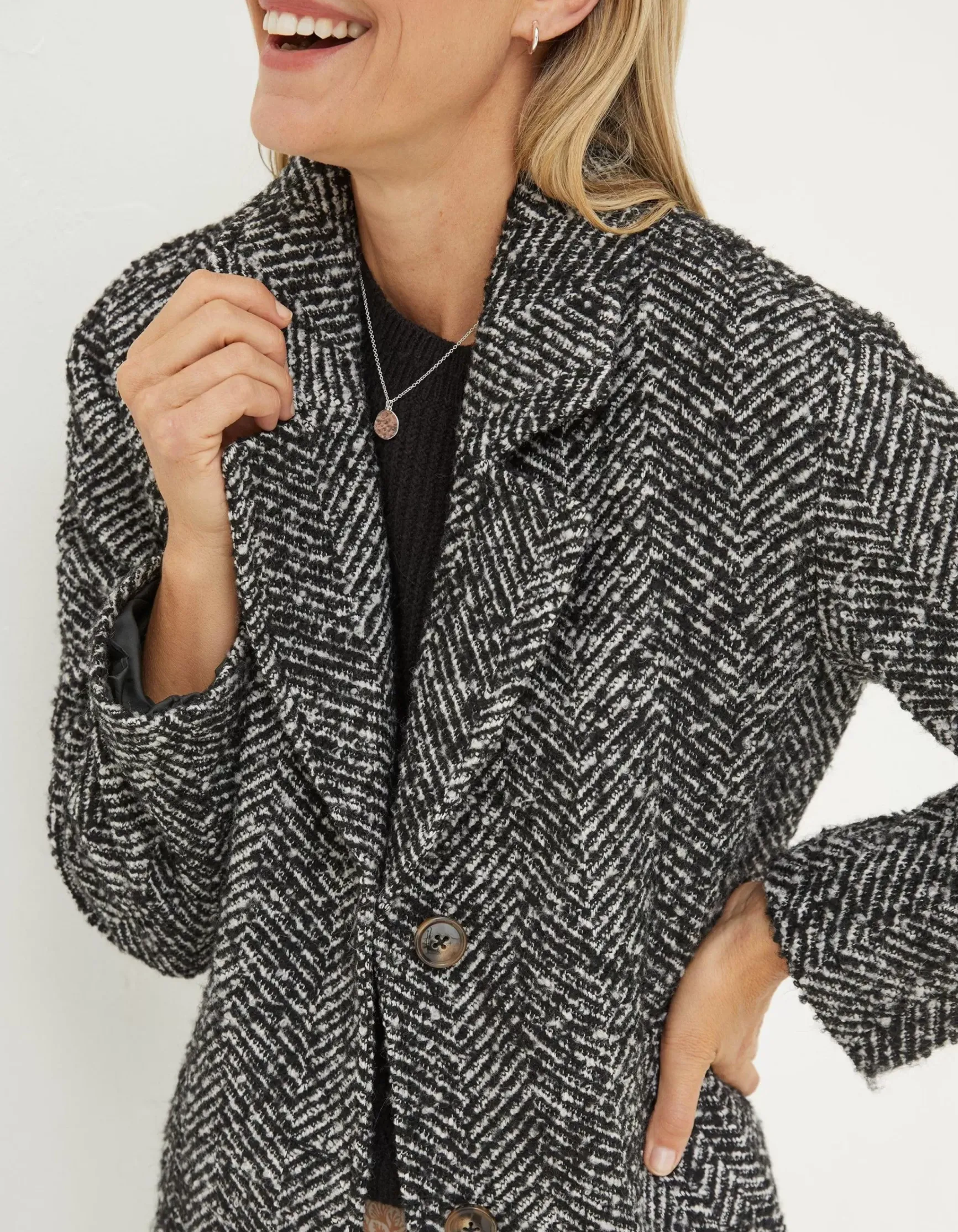 FatFace Marin Wool Blend Coat|Women Coats & Jackets