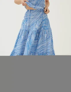 FatFace Marina Abstract Maxi Skirt|Women Skirts