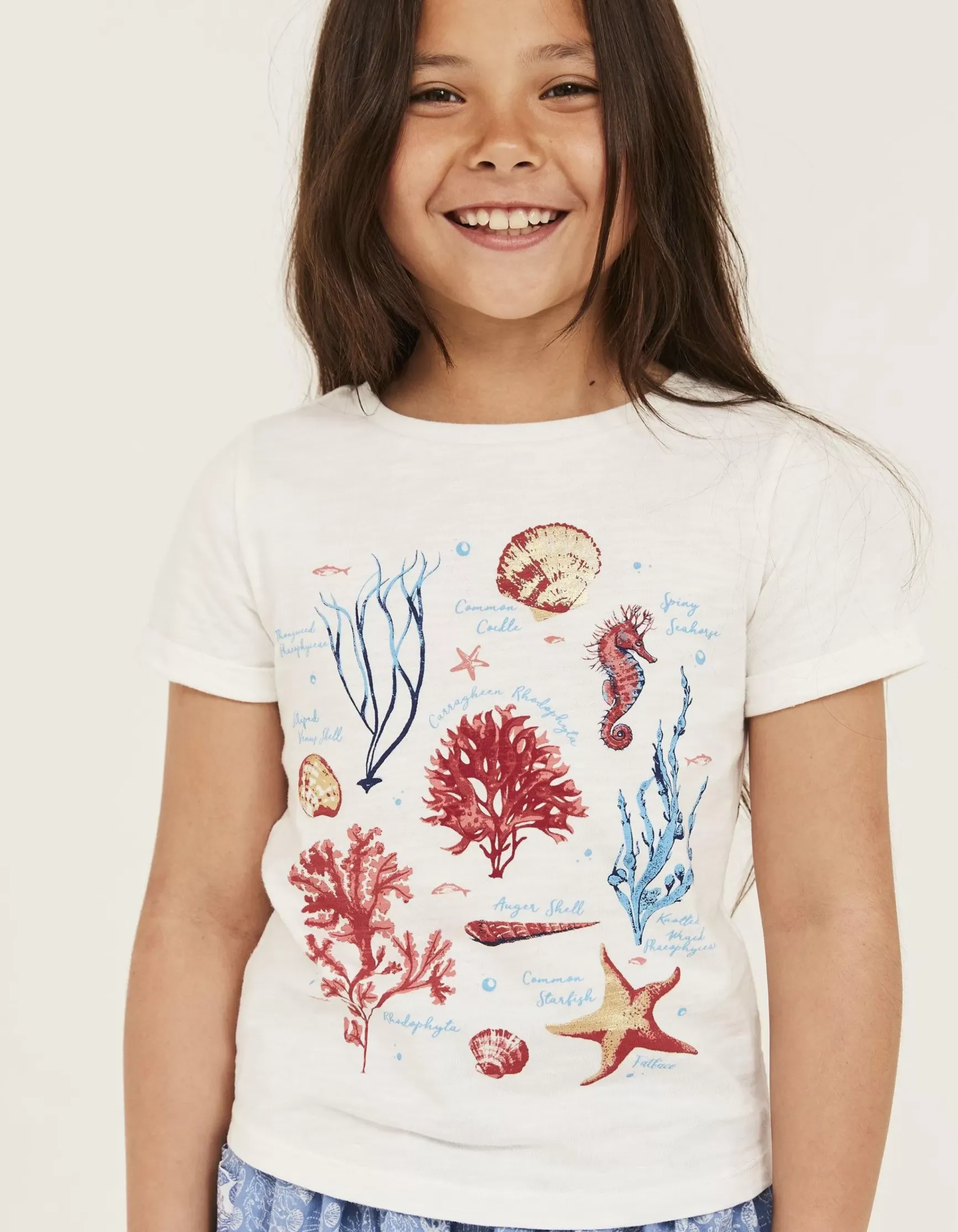 FatFace Marine Conservation Society Sealife Graphic T-Shirt|Girls View All