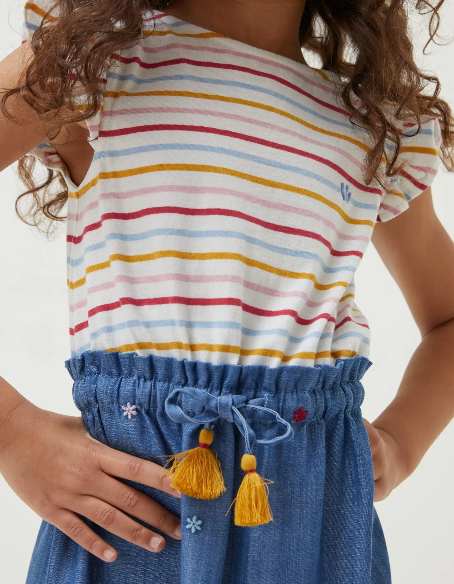 FatFace Martha Embroidered Dress|Girls View All