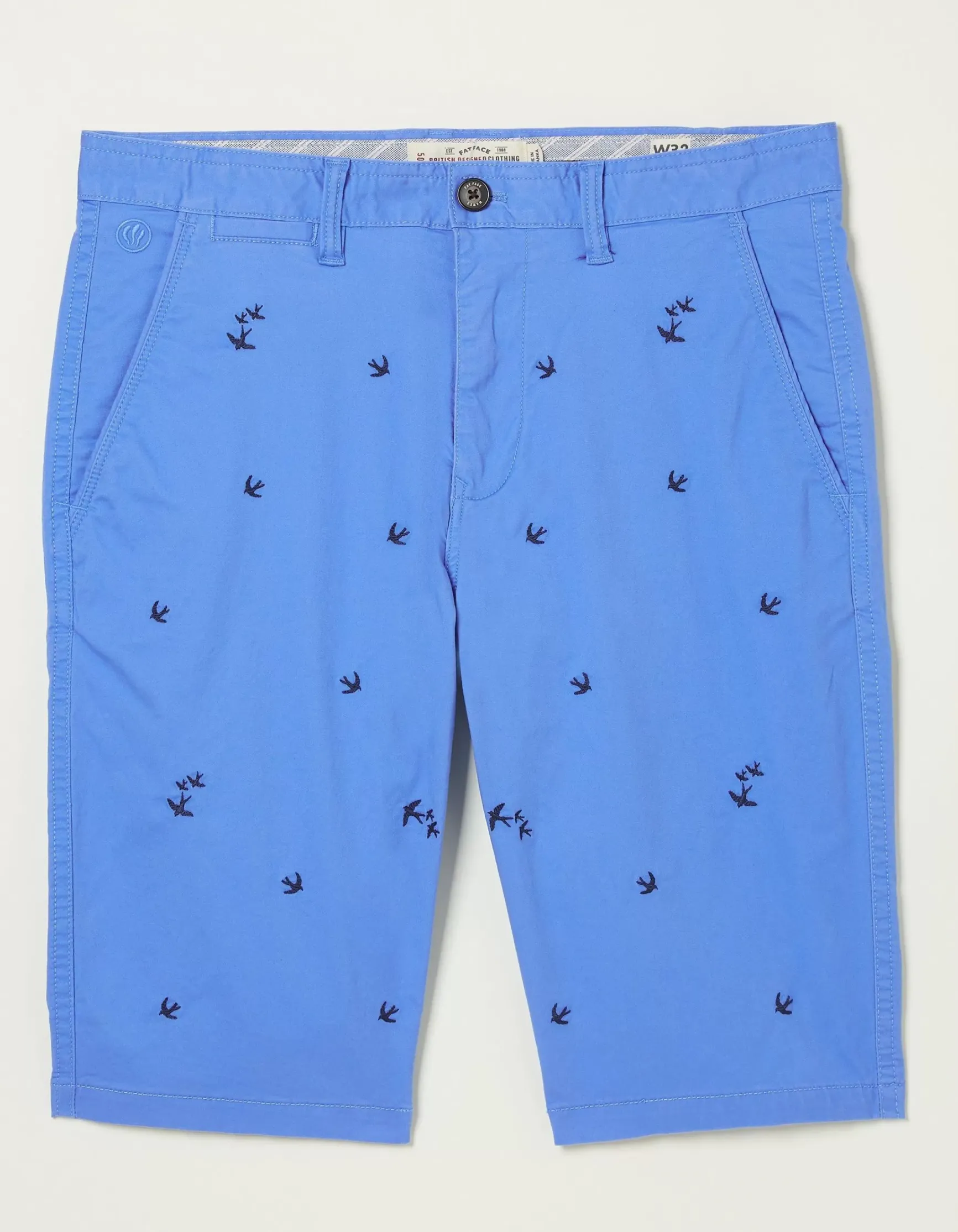 FatFace Mawes Bird Embroidery Shorts|Men Shorts