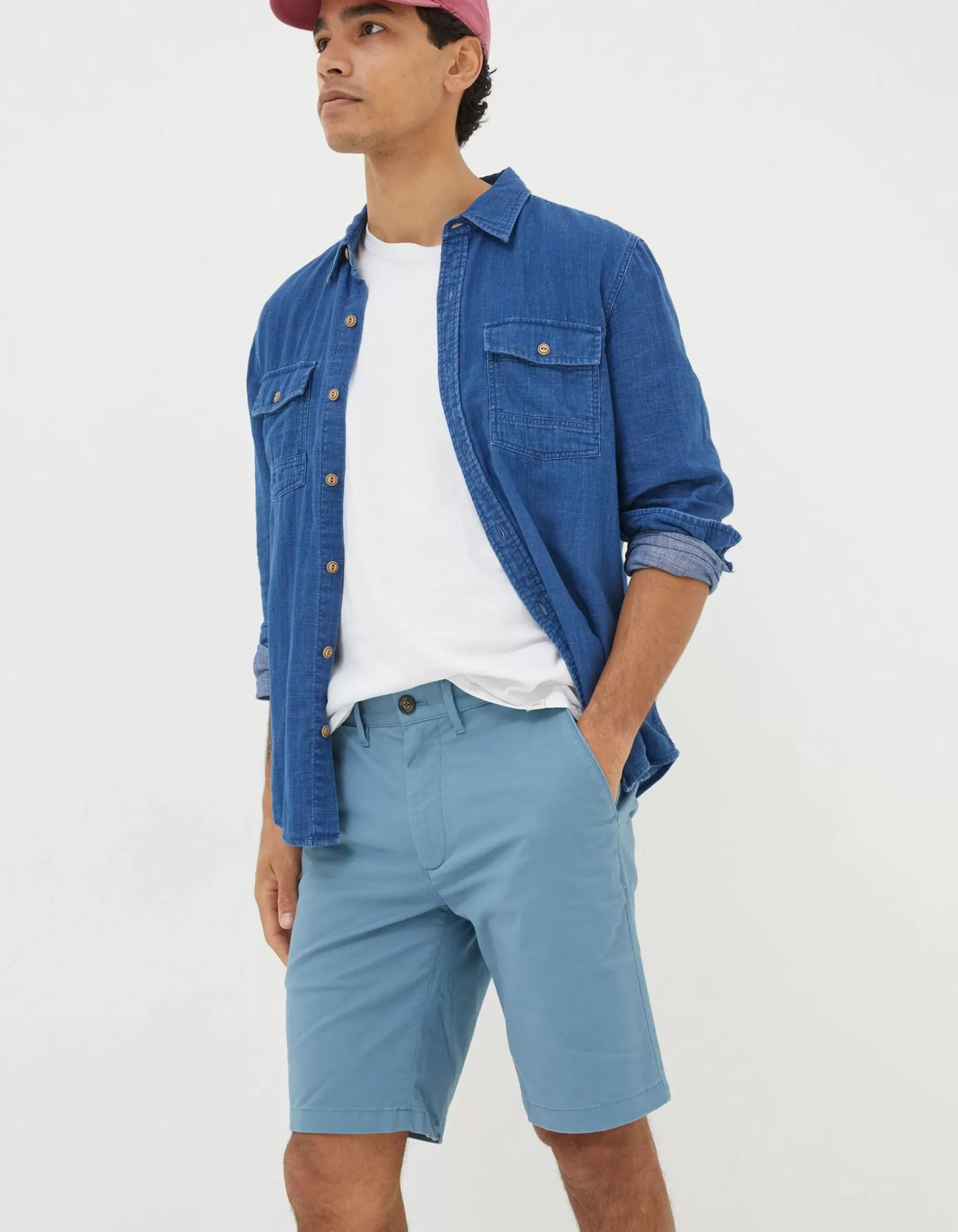 FatFace Mawes Organic Cotton Chino Shorts|Men View All