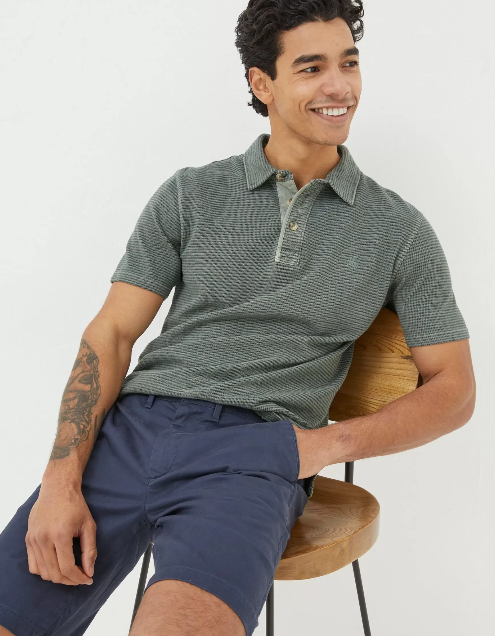 FatFace Mawes Organic Cotton Chino Shorts|Men View All