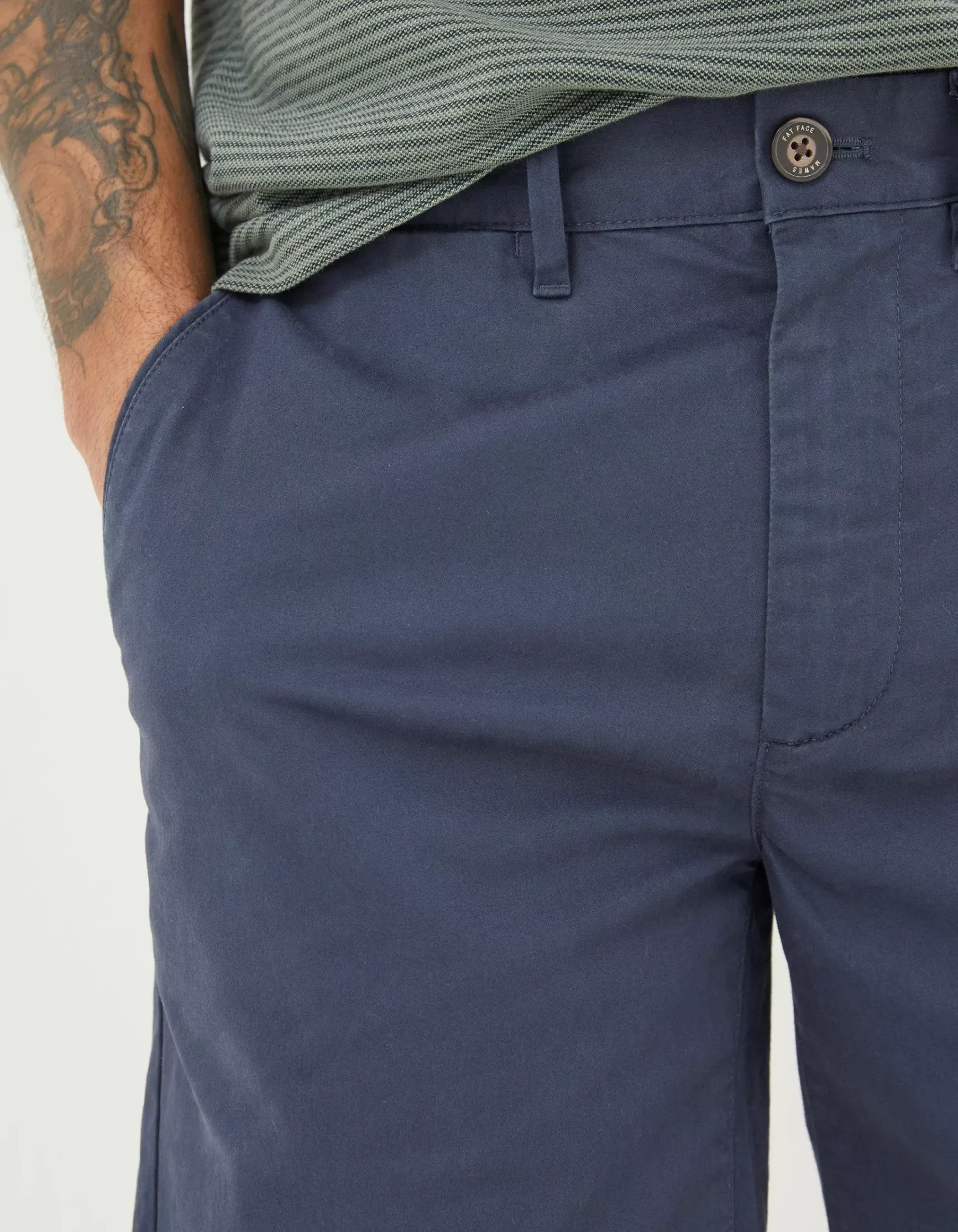 FatFace Mawes Organic Cotton Chino Shorts|Men View All