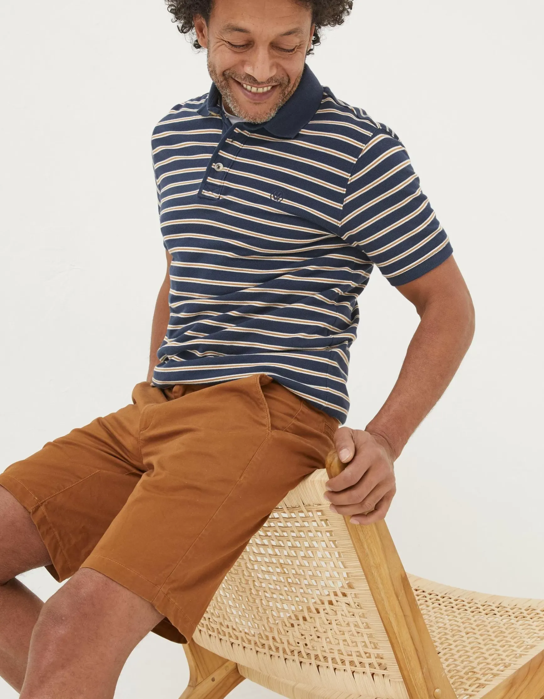 FatFace Mawes Organic Cotton Chino Shorts|Men View All