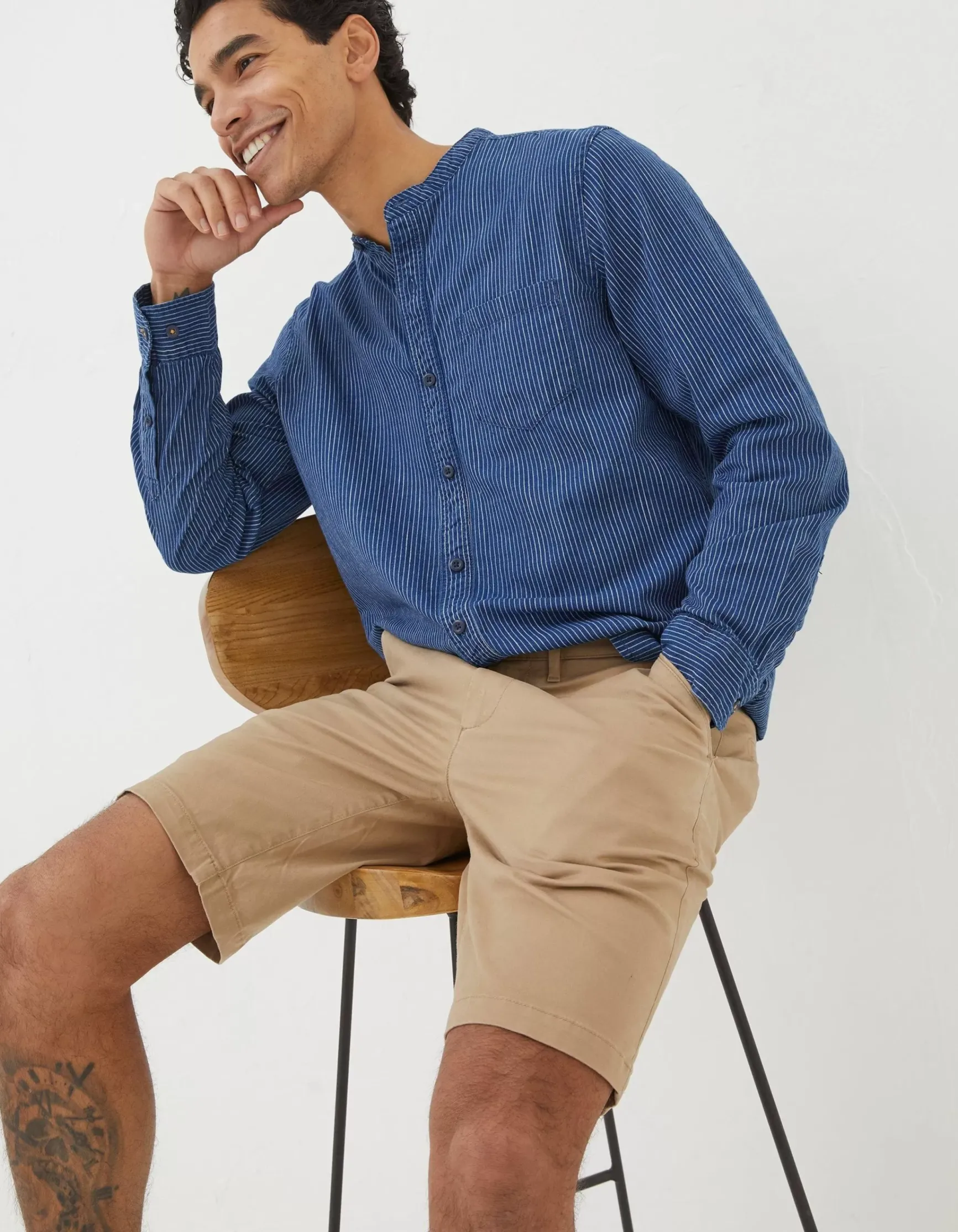 FatFace Mawes Organic Cotton Chino Shorts|Men View All
