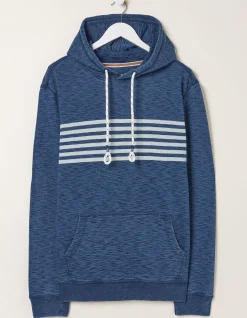 FatFace Mcs Indigo Stripe Hoodie|Men Sweatshirts & Hoodies