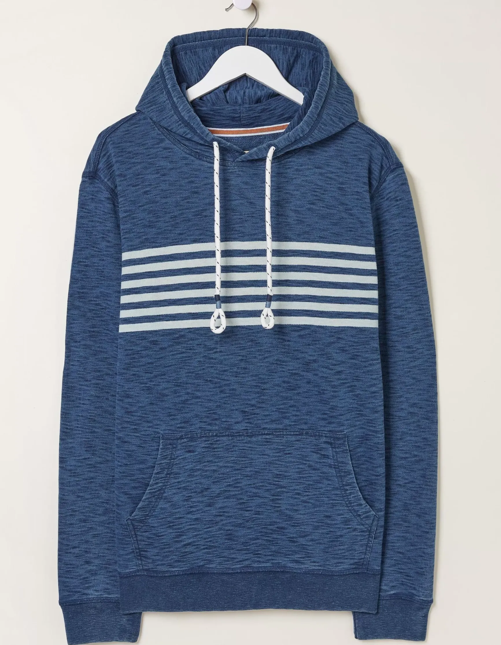 FatFace Mcs Indigo Stripe Hoodie|Men Sweatshirts & Hoodies
