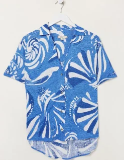 FatFace Mcs Linen Shirt|Women Tops & T-Shirts
