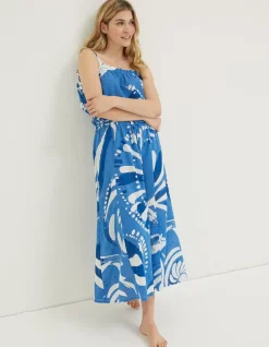 FatFace Mcs Nora Painted Shell Maxi Skirt|Women Skirts