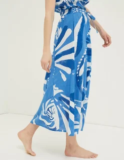 FatFace Mcs Nora Painted Shell Maxi Skirt|Women Skirts