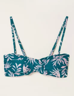FatFace Mcs Seaweed Bikini Top|Women Beachwear & Swimwear