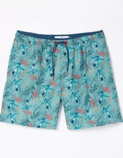 FatFace Mcs Trevose Coral Swim Shorts|Men Swimwear