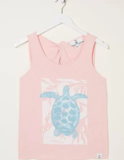 FatFace Mcs Turtle Graphic Vest|Women Tops & T-Shirts