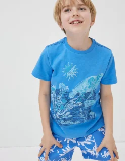 FatFace Mcs Turtle Jersey T-Shirt|Boys T-Shirts & Polos