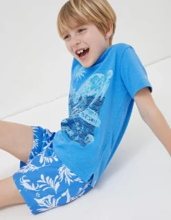 FatFace Mcs Turtle Jersey T-Shirt|Boys T-Shirts & Polos