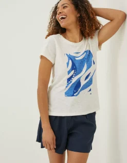 FatFace Mcs Underwater Graphic T-Shirt|Women Tops & T-Shirts